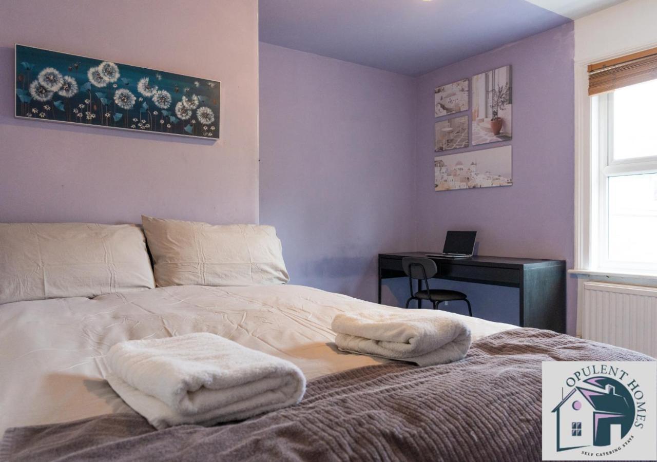 Villa Contractors Pad - 4 Bed Town House - Cent Reading - Free Parking Esterno foto